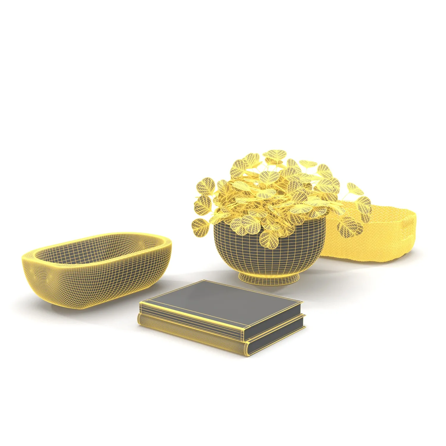 Coffee Table Decor 13 PBR 3D Model_07